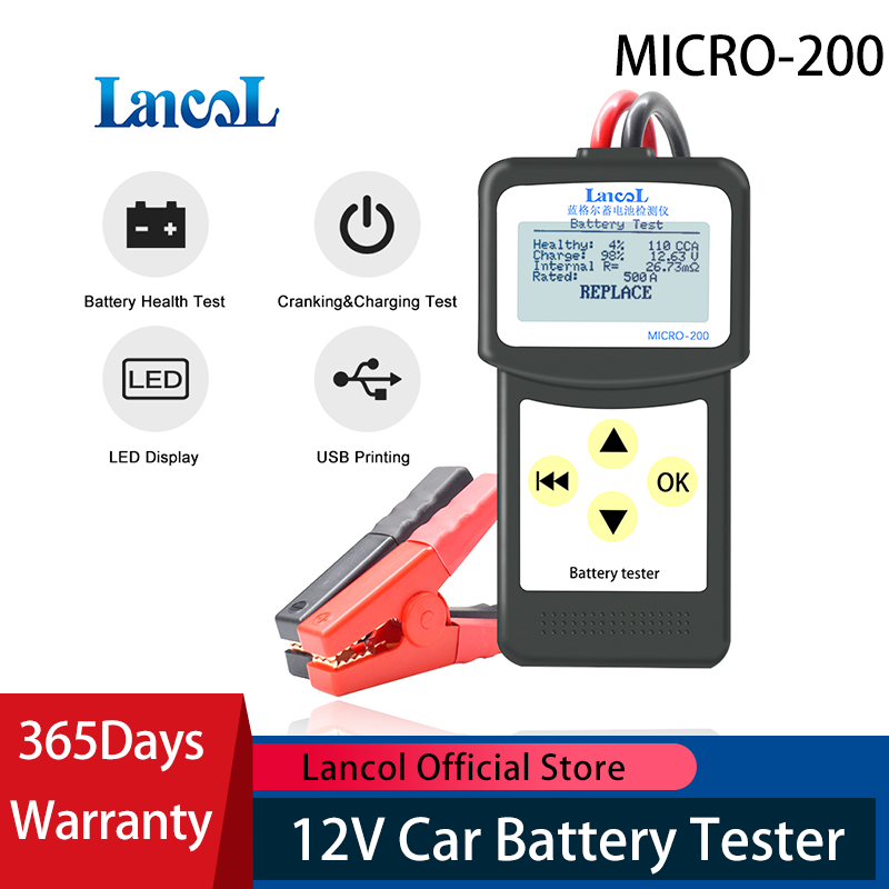 Workshop Tools Automotive - Lancol Micro 200 Penguji Baterai Mobil