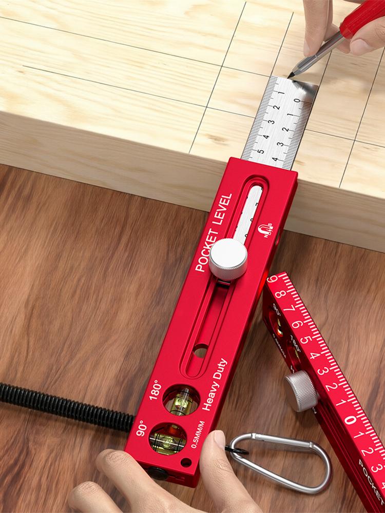 Penggaris Kayu Magnetik dari A - Marking Tools In Workshop ulasan dan harga