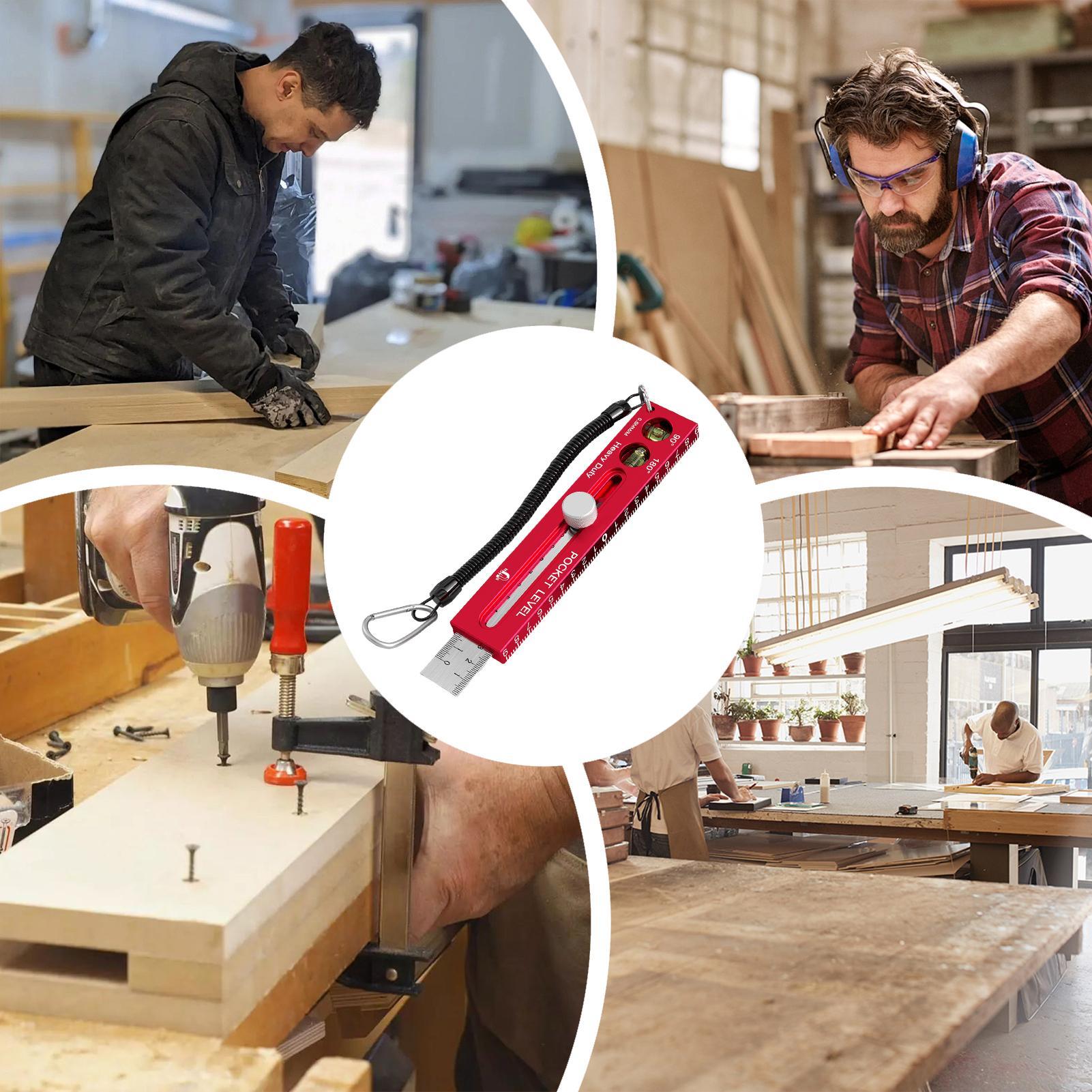Penggaris Kayu Magnetik dari A - Marking Tools In Workshop ulasan dan harga