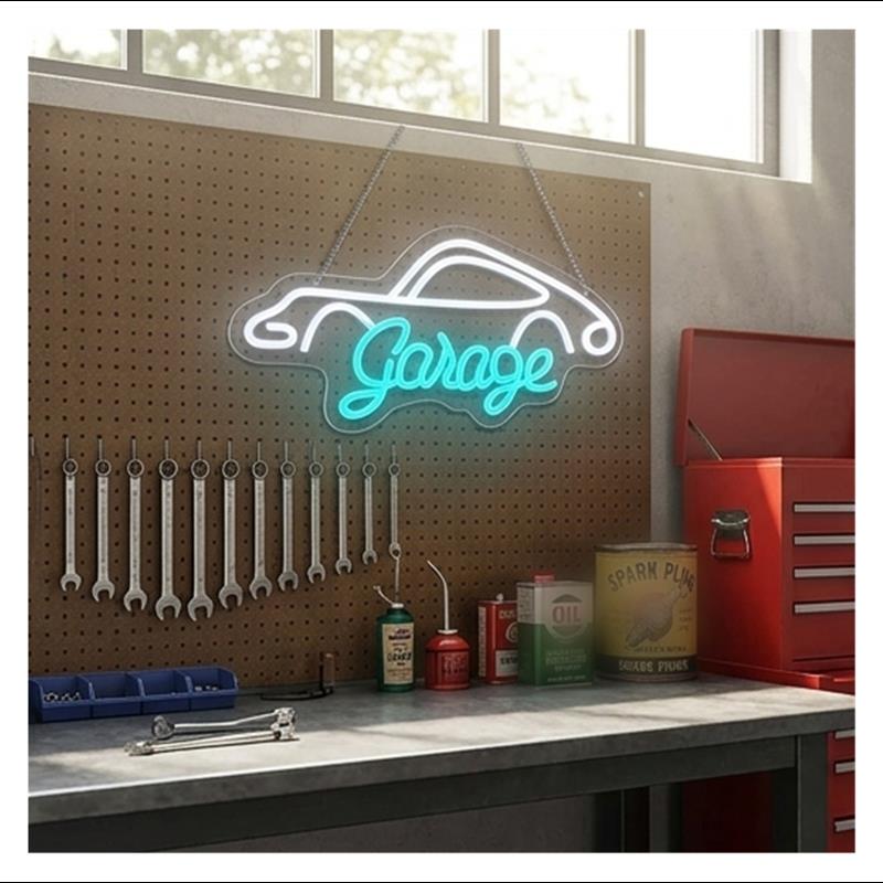 Lampu LED Neon Sign Garasi Dap - Workshop Tools Wallpaper ulasan dan harga