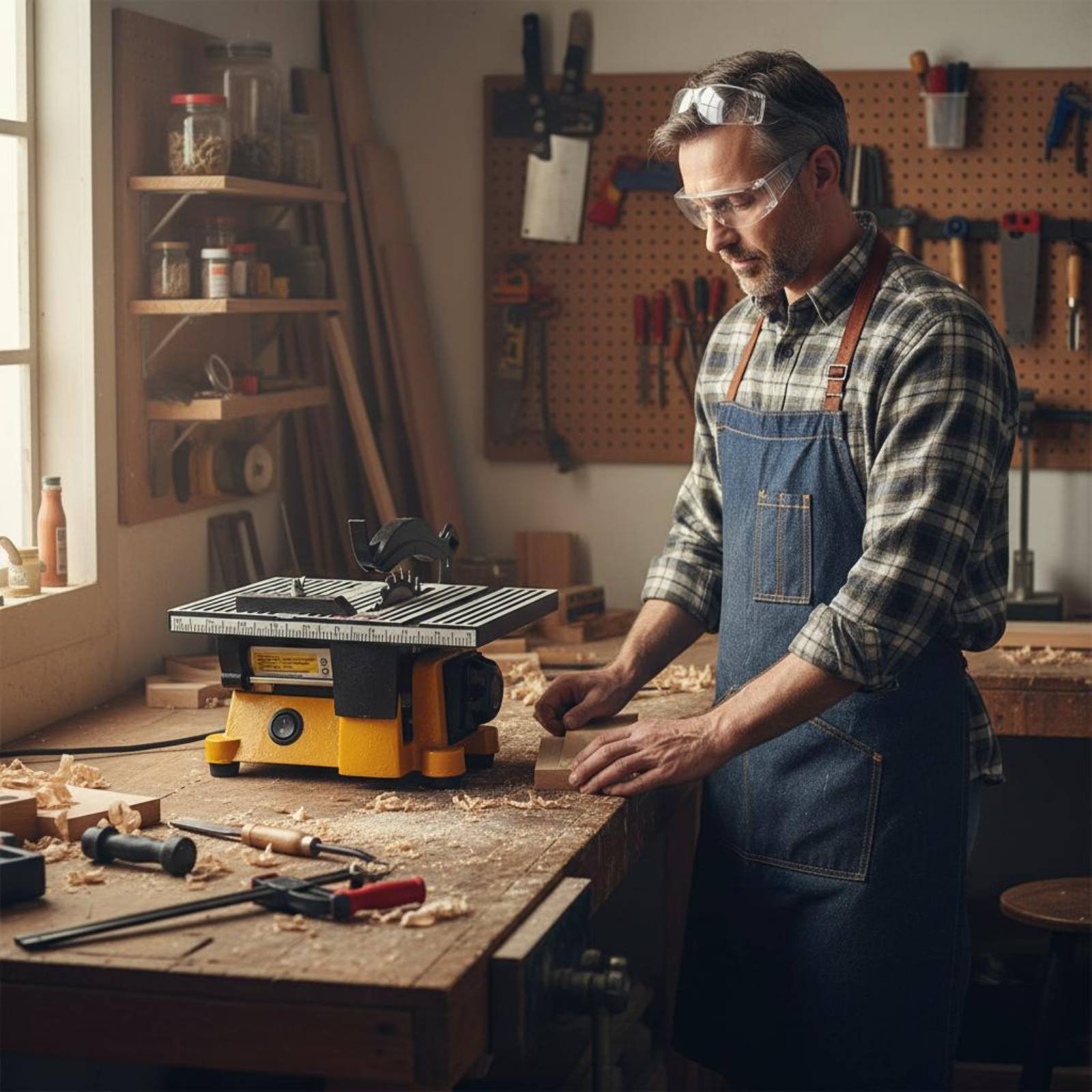 Gergaji Meja Mini Portabel Mes - Workshop Tools Machine ulasan dan harga