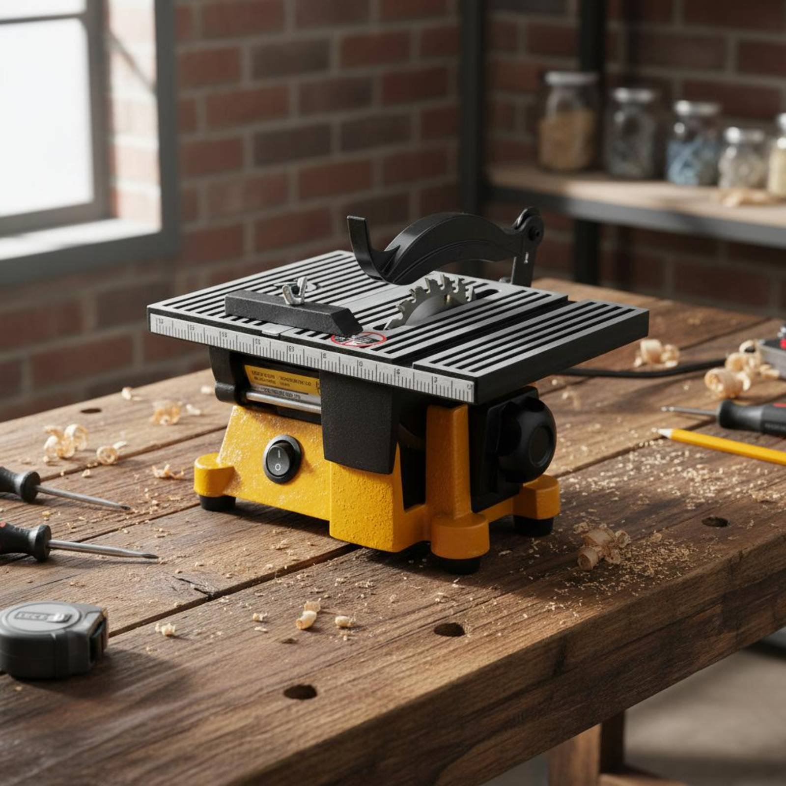 Gergaji Meja Mini Portabel Mes - Workshop Tools Machine ulasan dan harga