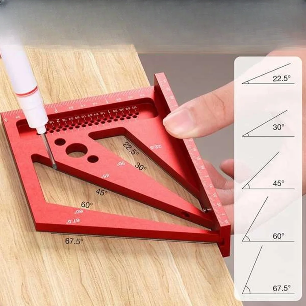 Penggaris Pengukur Sudut Multi - Marking Tools In Workshop ulasan dan harga